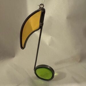 Stained Glass Music Note Ornament Suncatcher